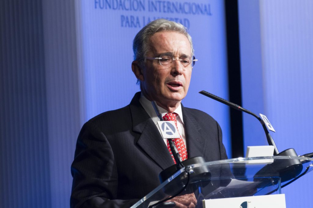 Álvaro Uribe, expresidente de Colombia / Foto: Casa de América
