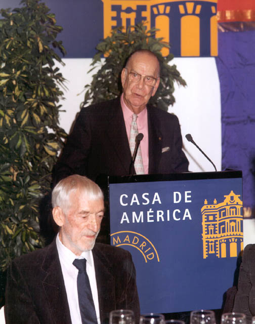 Camilo José Cela y Vicente Ferrer en 1998 / Foto: Casa de América