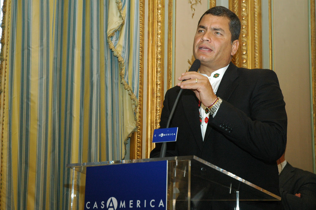 El presidente de Ecuador, Rafael Correa / Foto: Casa de América
