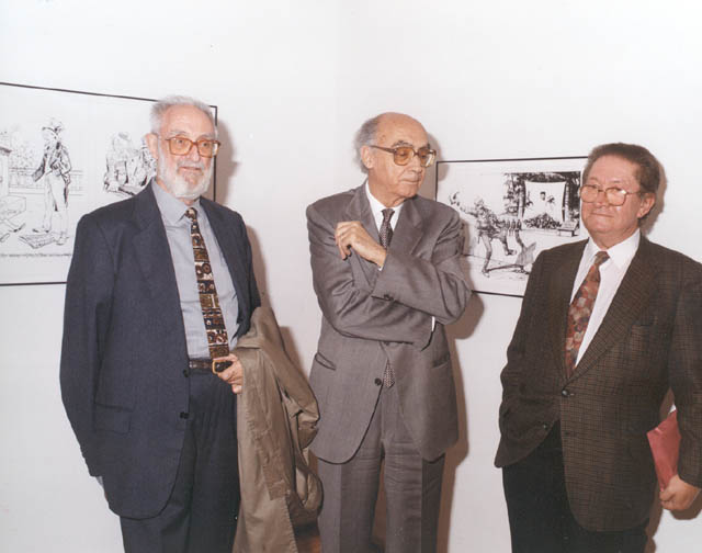 José Luis Sampedro y José Saramago en 1998 / Foto: Casa de América