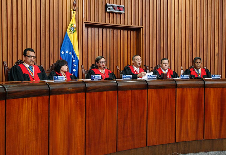 La decisión del TSJ luce como un desafío a la OEA / Foto: Tribunal Supremo de Justicia de Venezuela 