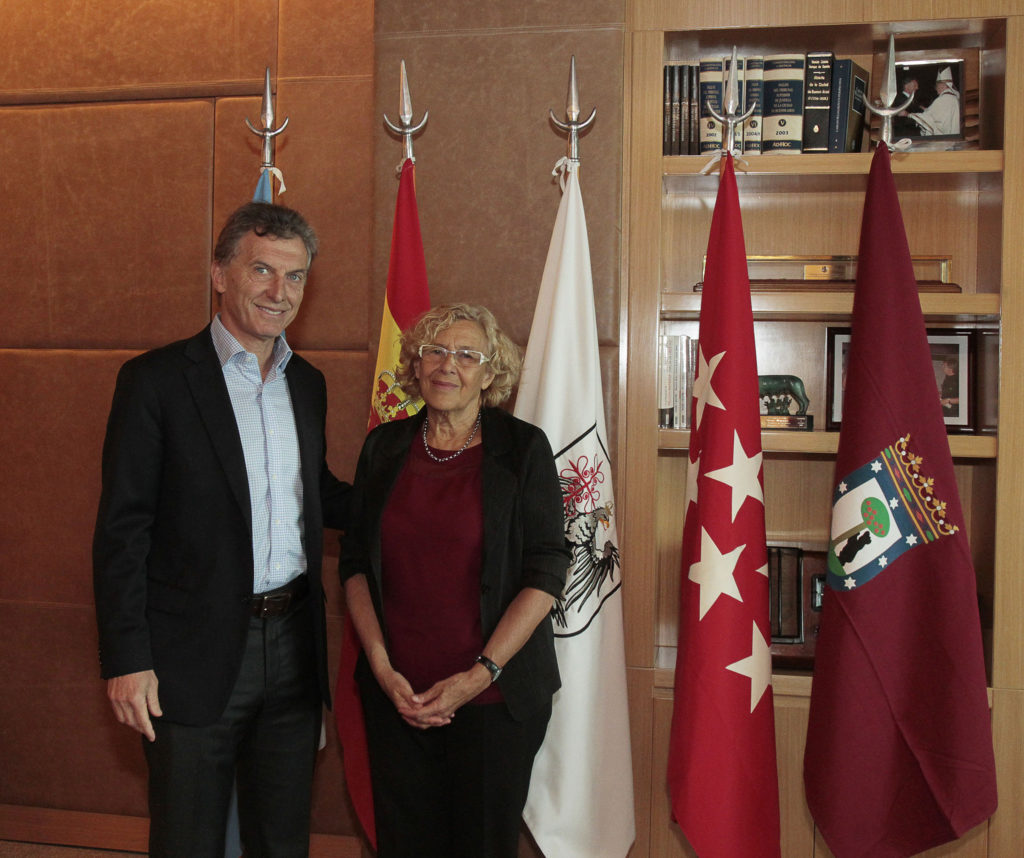 Manuela Carmena se reunió en Buenos Aires con Mauricio Macri, cuando éste aún era alcalde / Flickr: Mauricio Macri