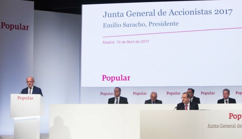 El Popular perdió en Bolsa más del 50% de su valor en los últimos días / Foto: Banco Popular