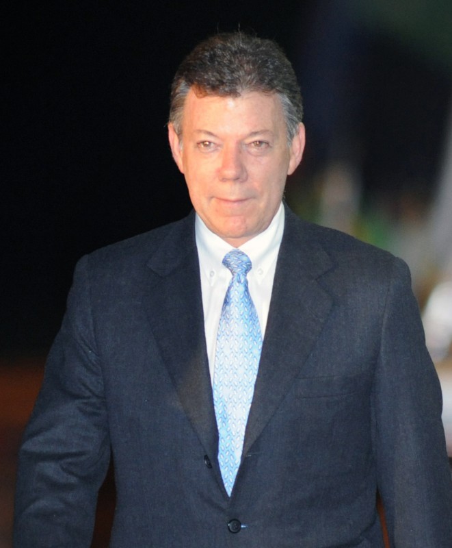 Juan Manuel Santos enfrenta protestas de diversos sectores / Foto: Simple Wikipedia