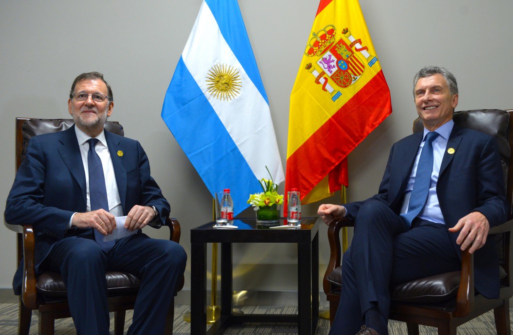 Rajoy recordó a Macri que las firmas españolas no han pasado por su mejor momento en Argentina / Foto: Casa Rosada