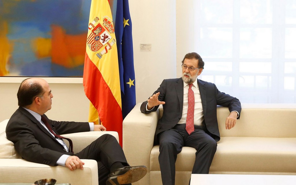 Rajoy garantizó a Borges que seguirá promoviendo en la UE medidas “restrictivas” en Venezuela / Foto: La Moncloa