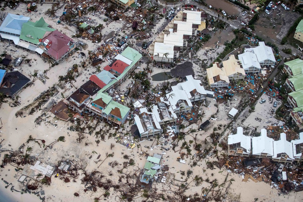 La isla de San Martín vivió la cara más sanguinaria del huracán Irma / EFE: Gerben Van Es