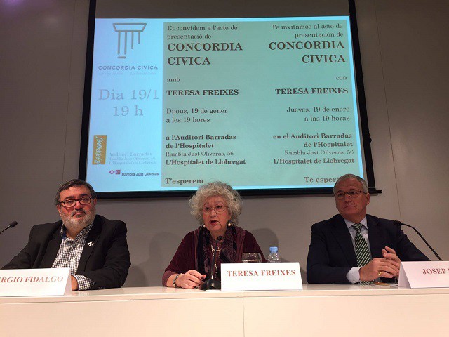 La plataforma Concordia Cívica se ha convertido en nueve meses en un referente de la oposición al independentismo / Foto: Concordia Cívica