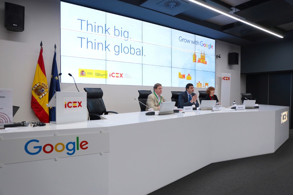 Directivos de Google y el ICEX presentaron la nueva herramienta en Madrid / Foto: ICEX