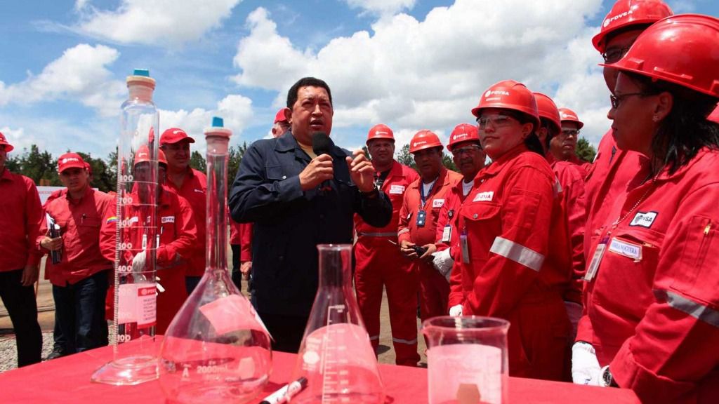 Con Hugo Chávez comenzó la destrucción de la industria petrolera / Foto: PDVSA