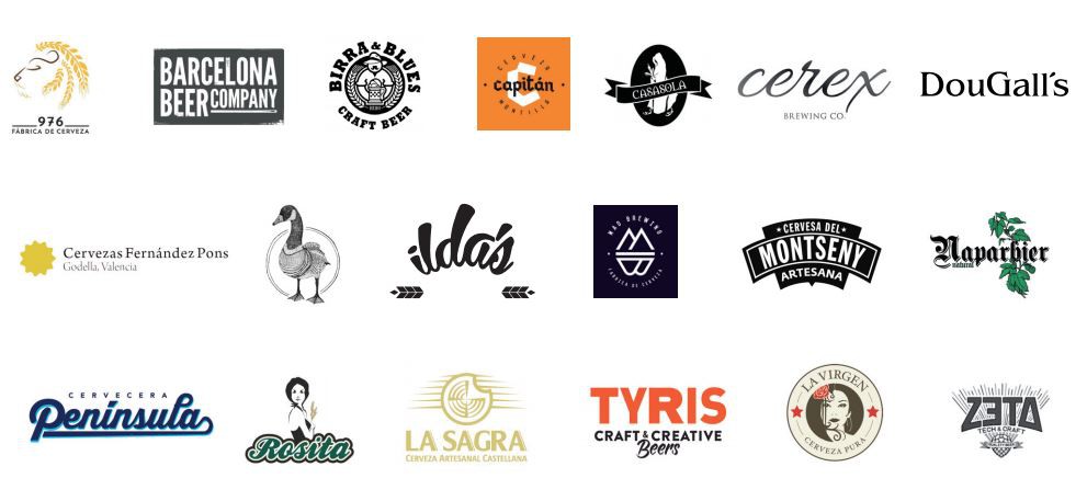 Ejemplos de nuevas marcas cerveceras / Foto: Cerveceros de España 