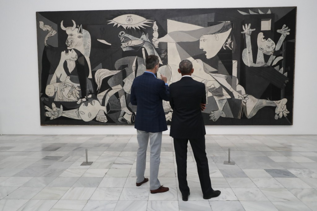 El Rey le regaló a Obama un libro sobre el Guernica de Picasso / Foto: Casa Real