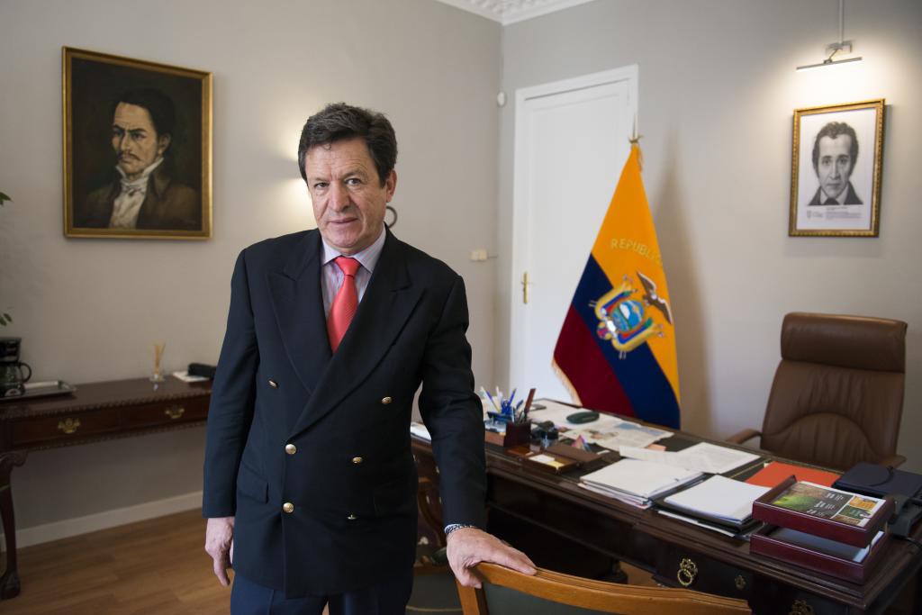 “Las empresas españolas se sienten muy contentas de trabajar en Ecuador” / Foto: Embajada de Ecuador 