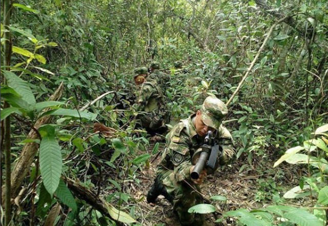El ejército colombiano está bien entrenado y cuenta con gran experiencia en combate / Foto: Ministerio de Defensa de Colombia