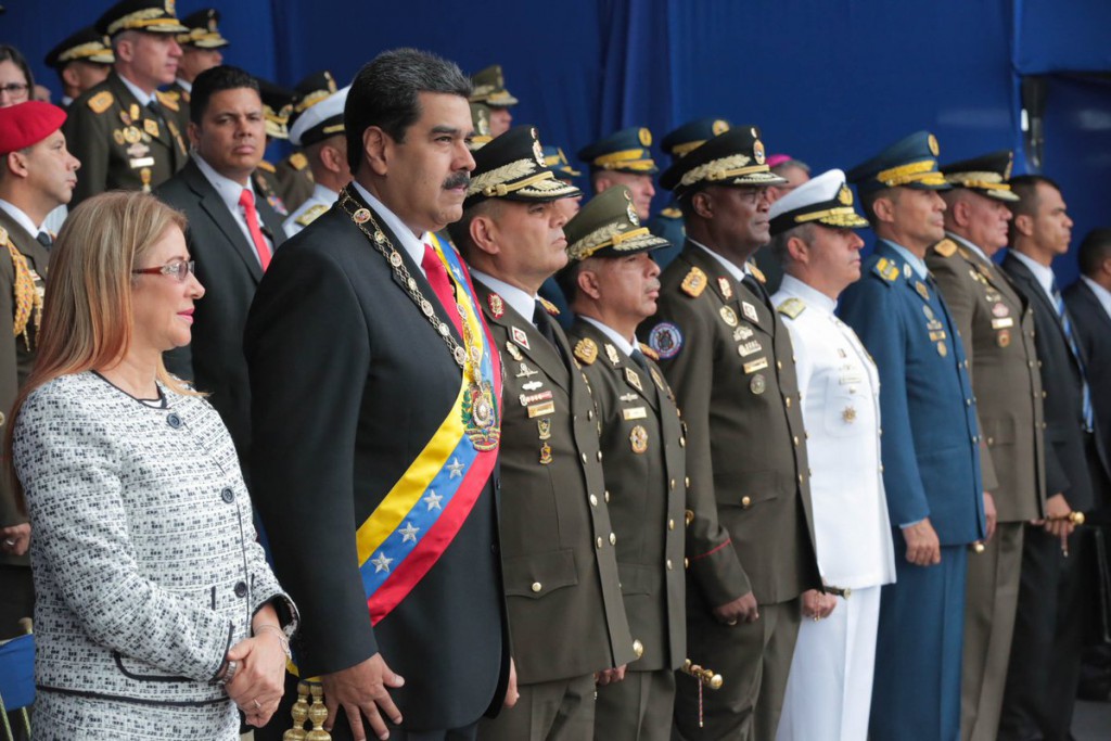 Maduro fue supuestamente atacado mientras celebrado un acto militar / Foto: 