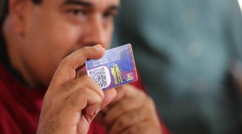 El carné de la patria es un sistema de identificación de código QR / Foto: Gobierno de Venezuela