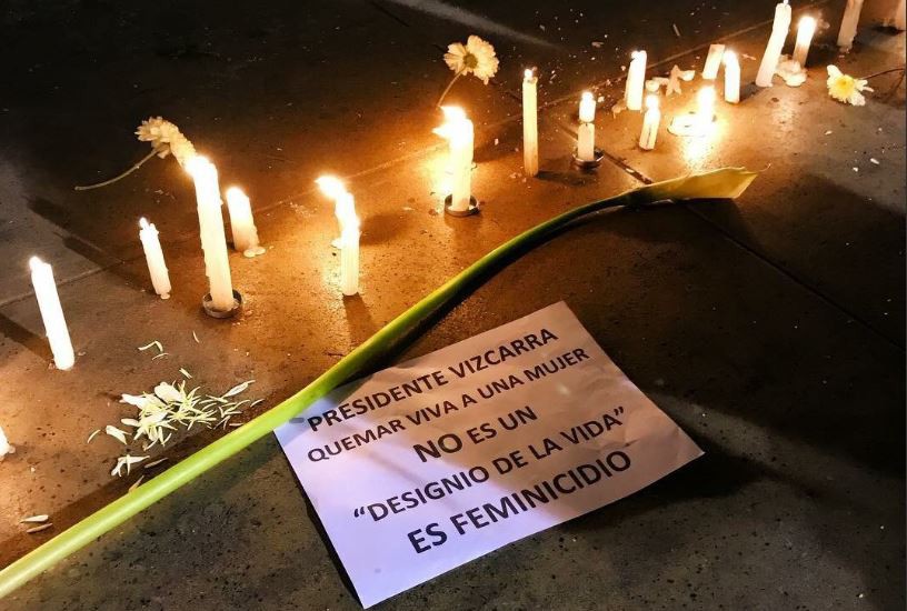 La sociedad peruana le reclama una solución a Martín Vizcarra / Foto: @NiUnaMenosPeru