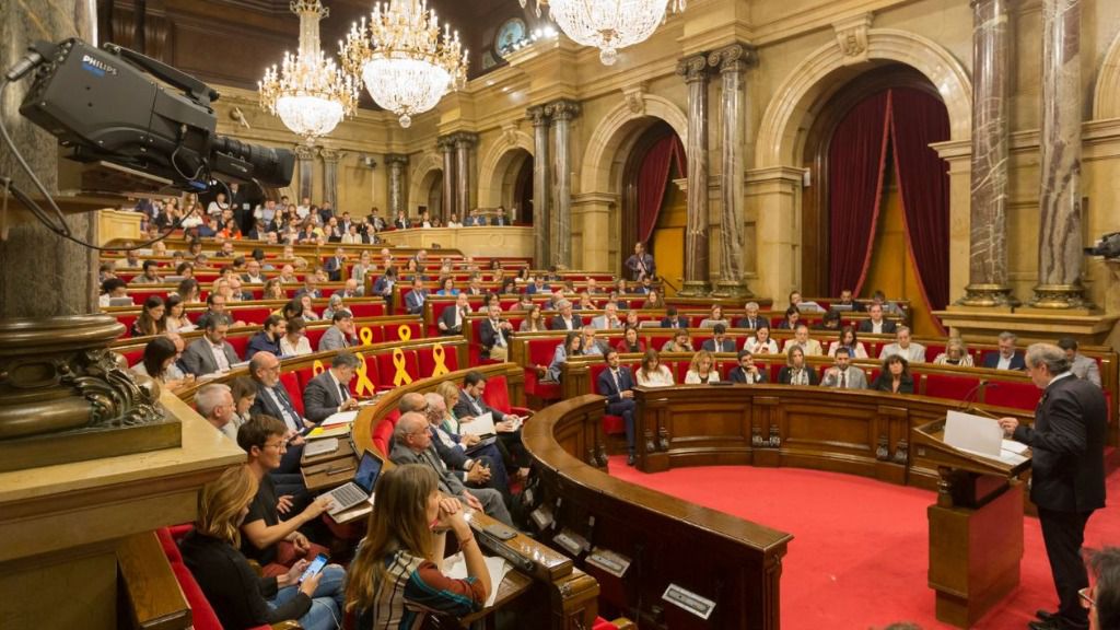 Torra lanzó el ultimátum en el Parlament / Foto: Parlament de Catalunya
