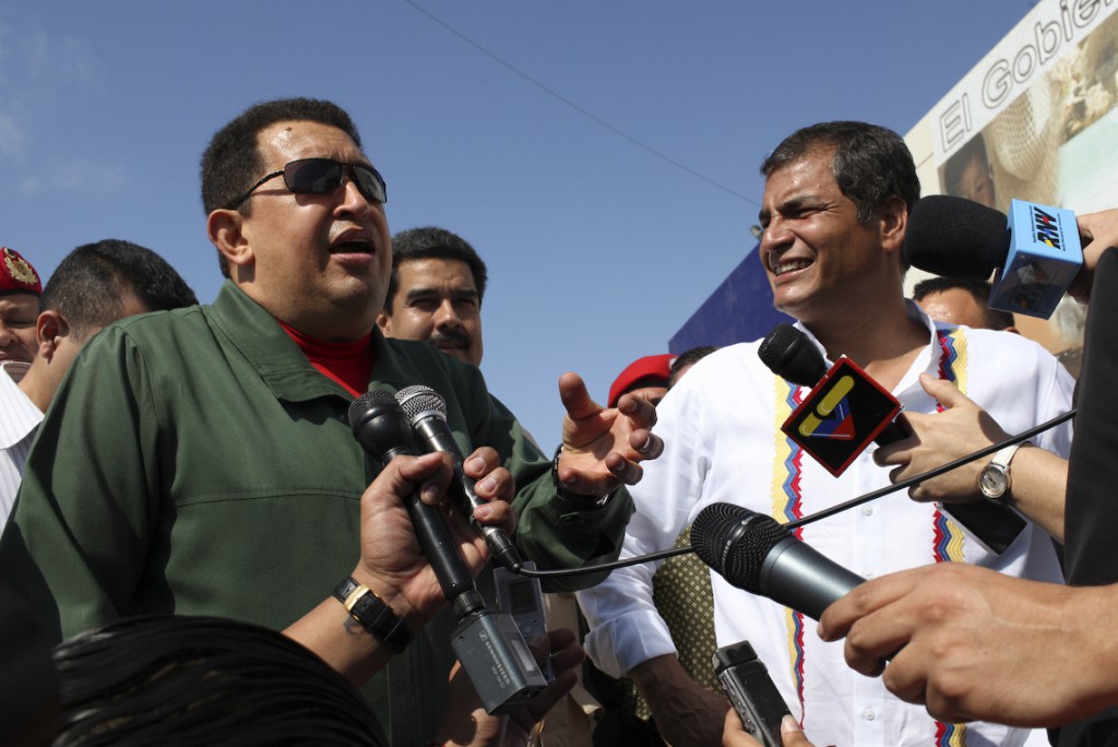 Rafael Correa fue aliado de Hugo Chávez y también de Nicolás Maduro / Foto: WC 