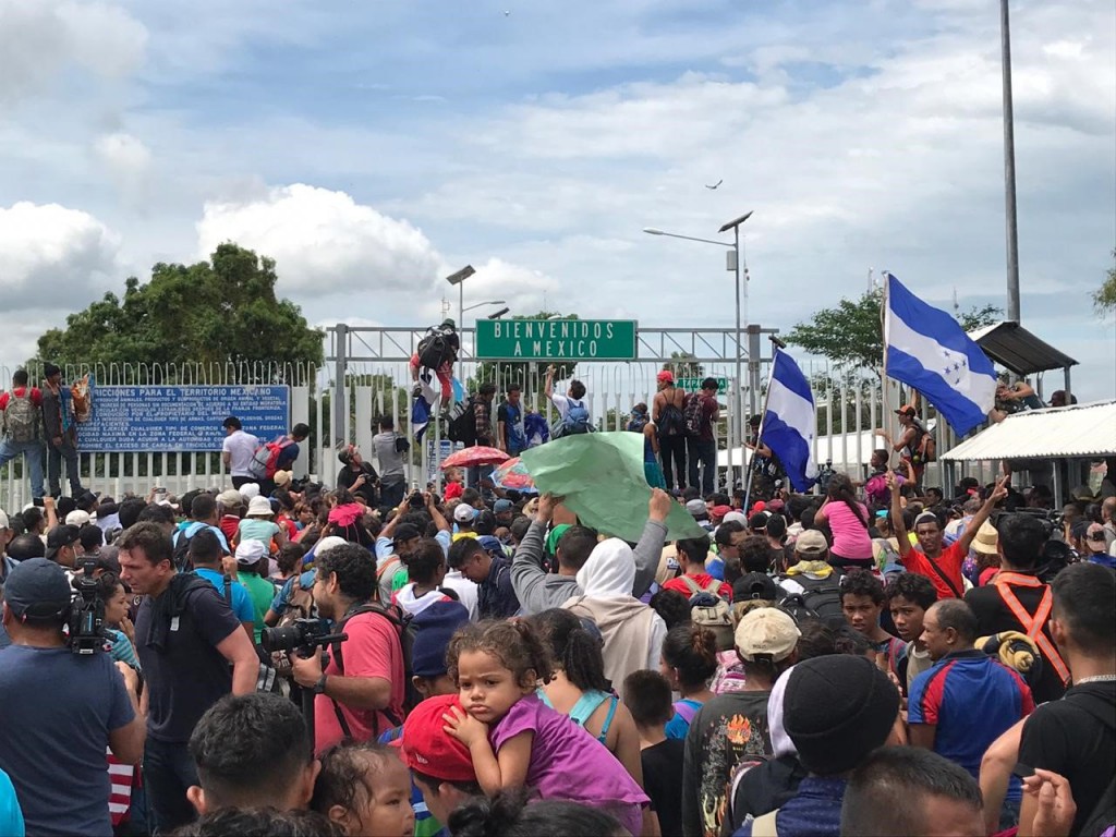 La caravana que atraviesa México tiene más de 7.000 personas / Foto: Save the Children