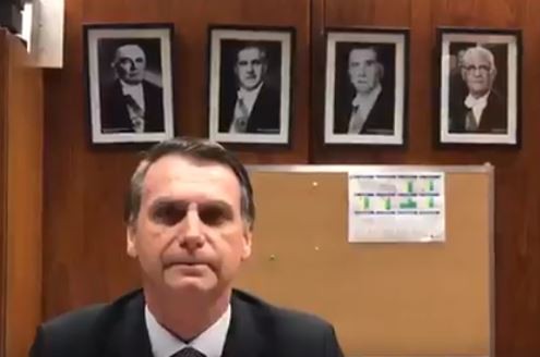 El ultraderechista Jair Bolsonaro parte como favorito en todos los sondeos / Foto: @jairbolsonaro