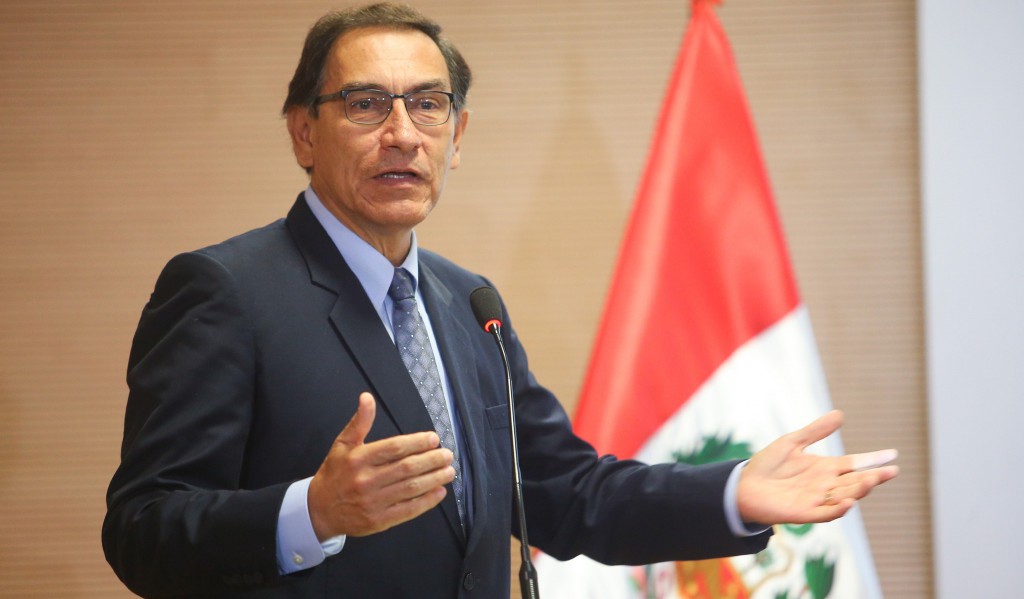 El hundimiento del fujimorismo le despeja el camino a Martín Vizcarra / Foto: Presidencia Perú