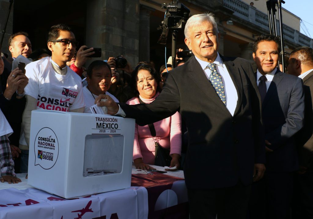 En la consulta apenas participó 1% del censo electoral de México / Foto: AMLO