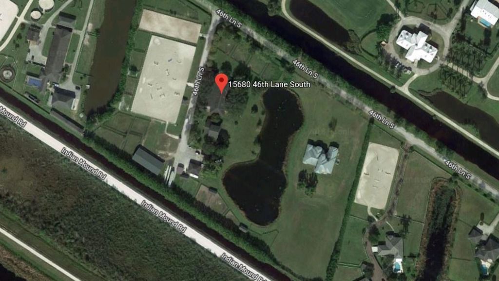 Vista aérea de una de las mansiones / Foto: Google Maps