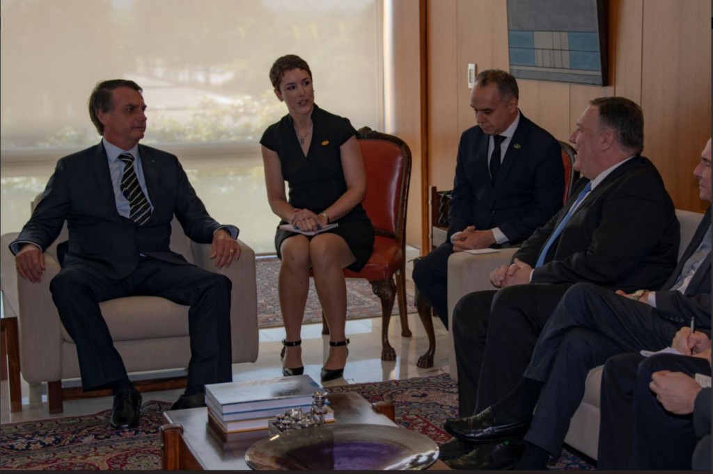 El secretario de Estado, Mike Pompeo, invitó a Bolsonaro a Washington / Foto: @SecPompeo