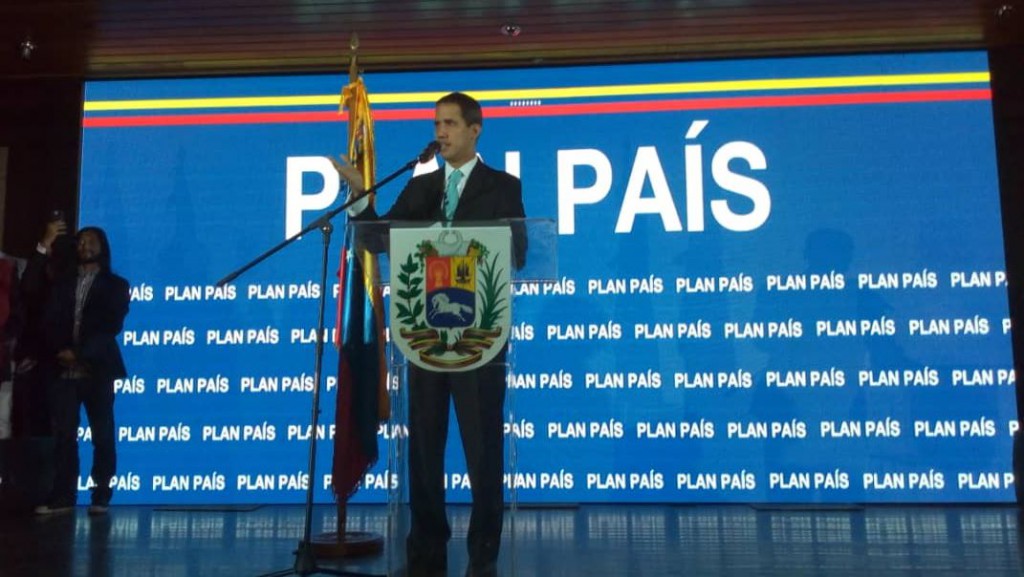 Juan Guaidó presentó un plan para la recuperación del país / Foto: @AsambleaVE