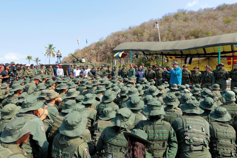 Pese a todo, Maduro sigue llamando a la guerra / Foto: Prensa Presidencial