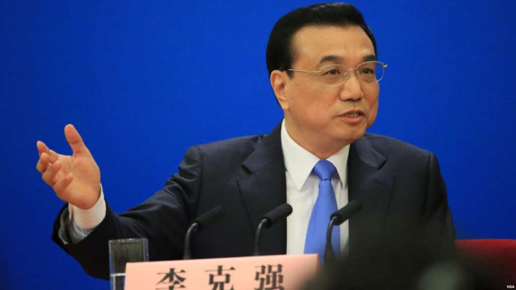 El primer ministro, Li Keqiang, dijo que la economía está bien / Foto: Wikipedia