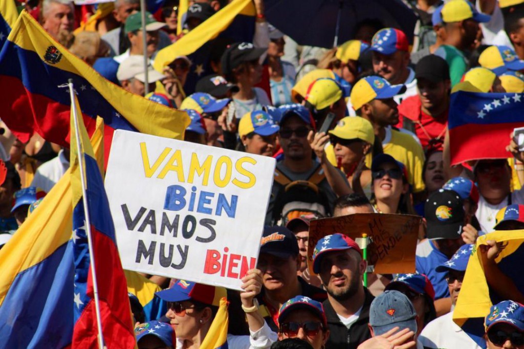 Juan Guaidó avanza con paso firme por el plan trazado / Foto: @jguaido