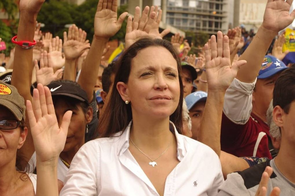 María Corina Machado lidera el partido Vente Venezuela / Foto: @MariaCorinaYa
