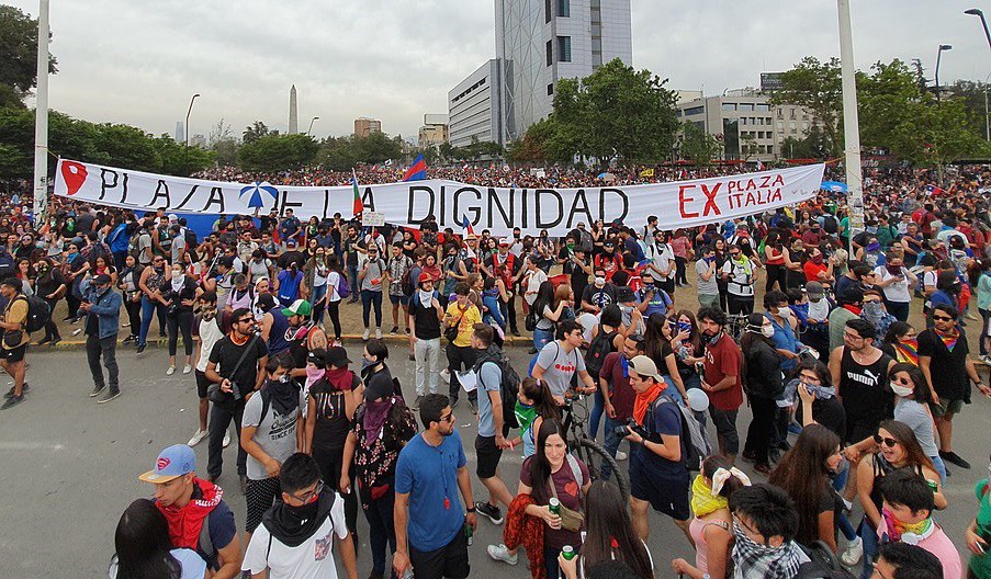 Las protestas en Chile continúan y se ha propuesto cambiar la Constitución / Foto: WC