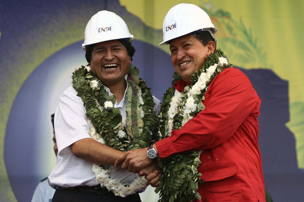 Nicolás Maduro aún conserva los negocios que hizo Chávez con Evo Morales / Foto: WC