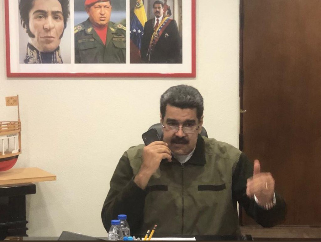 Maduro trata de solventar las sanciones a Conviasa trabajando con Aeropostal / Foto: Prensa Maduro