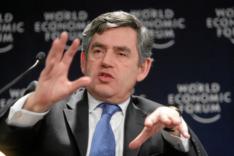En 2007 el exprimer ministro británico Gordon Brown actuó como líder del G-20 / Foto: WEF