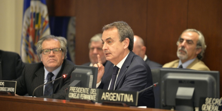 Rodríguez Zapatero trabaja por el diálogo de Venezuela como representante de Unasur desde mayo de 2016 / Flickr: OEA