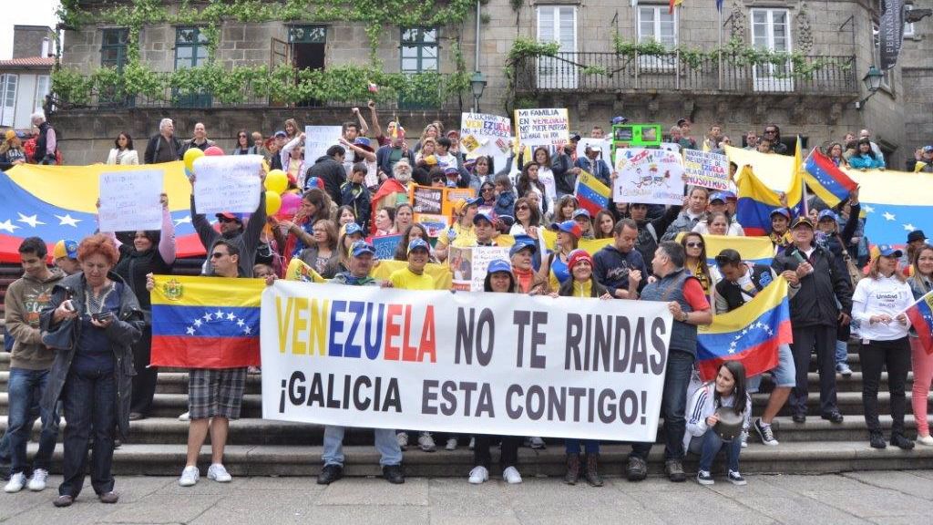 Venezolanos en Galicia ven con “tristeza e impotencia” la crisis de Venezuela / Foto: VenMundo