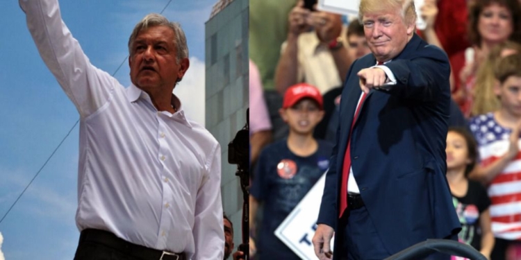 Trump López Obrador