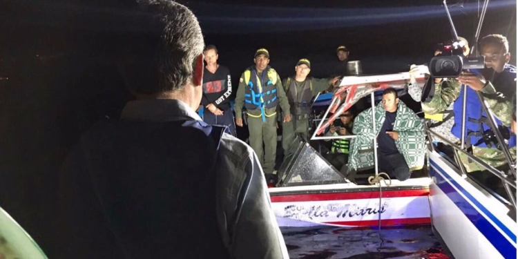 Santos dijo que algunos de los desaparecidos pueden estar con quienes les auxiliaron / Foto: Sist. Inf. Gobierno Colombia