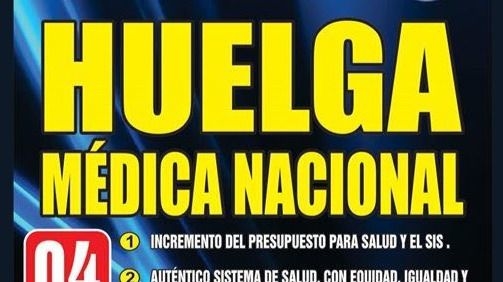 Perú huelga médicos