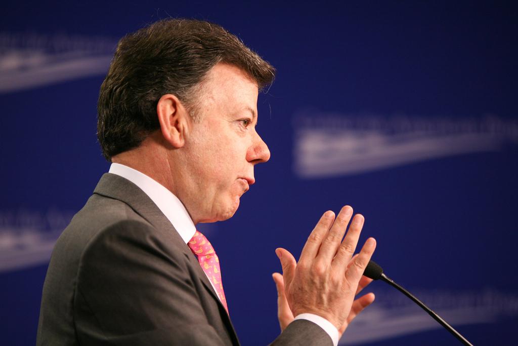 El presidente Santos y su rival en la campaña de 2014, financiados por Odebrecht / Flickr: Center for American Progress