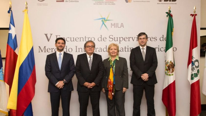 En 2014 se incorporó México al Mila con un lema claro: cuatro países, un mercado / Foto: Superintendencia Fin. Colombia