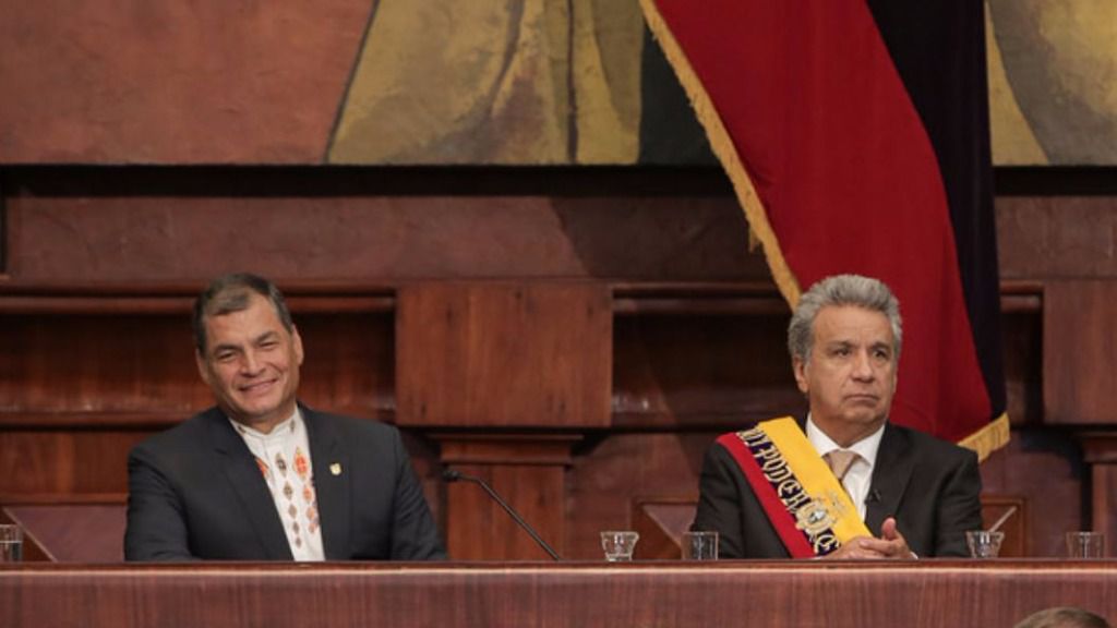 Moreno pide perdón por políticas de la Administración anterior y Correa lo insulta / Flickr: Asamblea Nacional del Ecuador