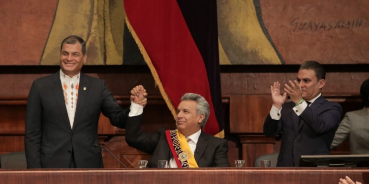 Rafael Correa Lenín Moreno