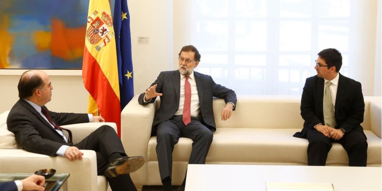 Julio Borges se reúne con Mariano Rajoy para denunciar la crisis humanitaria en Venezuela / Foto: La Moncloa