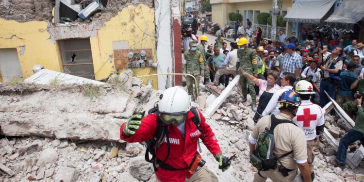 El bono catastrófico no se activará para el último terremoto de México por ser de grado menor a 8 / Foto: Presidencia México