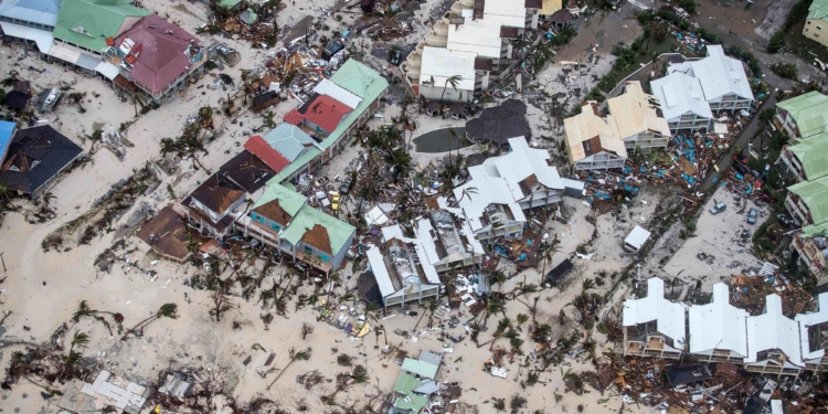 La isla de San Martín vivió la cara más sanguinaria del huracán Irma / EFE: Gerben Van Es